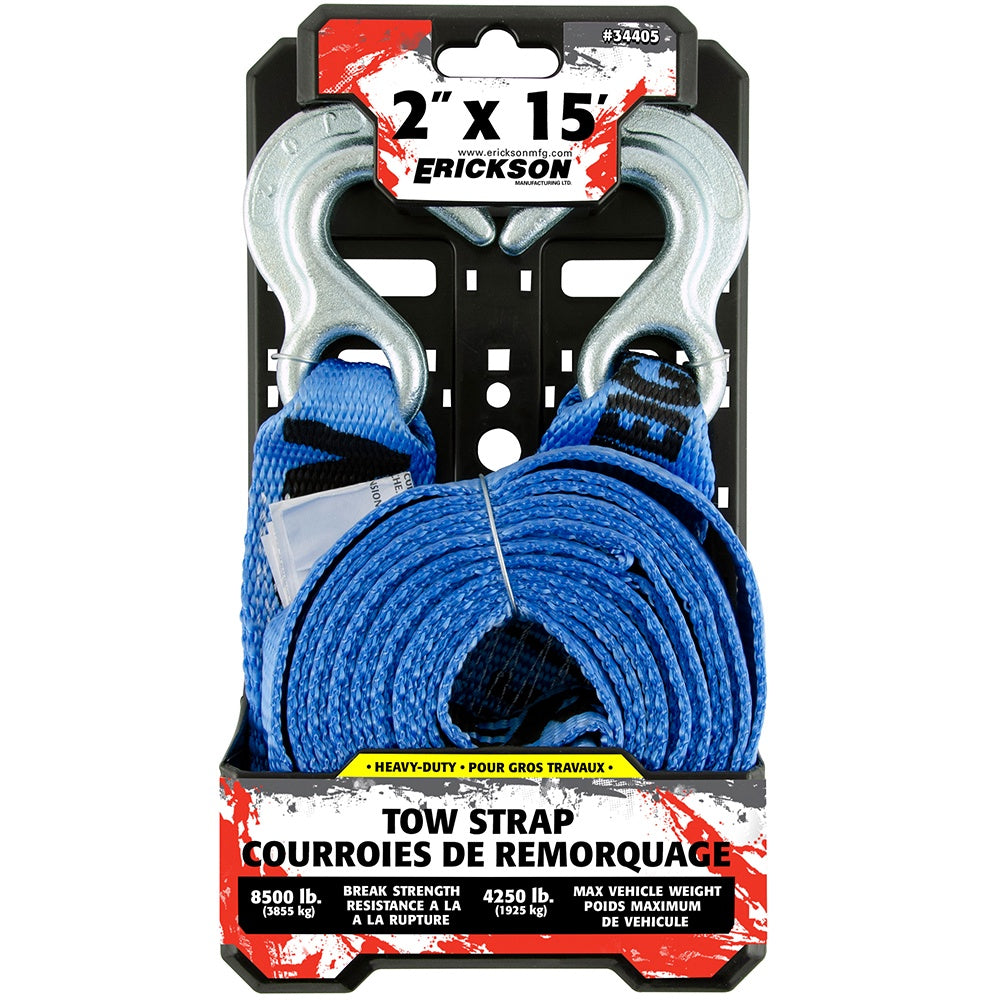 Erickson 2x 15 8500 lb. Tow Strap
