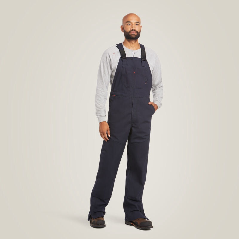Ariat Mens FR Canvas Unlined Bib-Navy