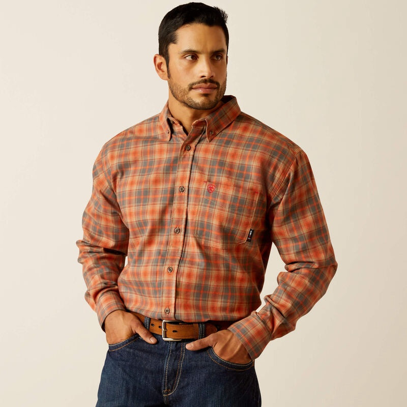 Ariat Mens FR Olympic Long Sleeve Work Shirt