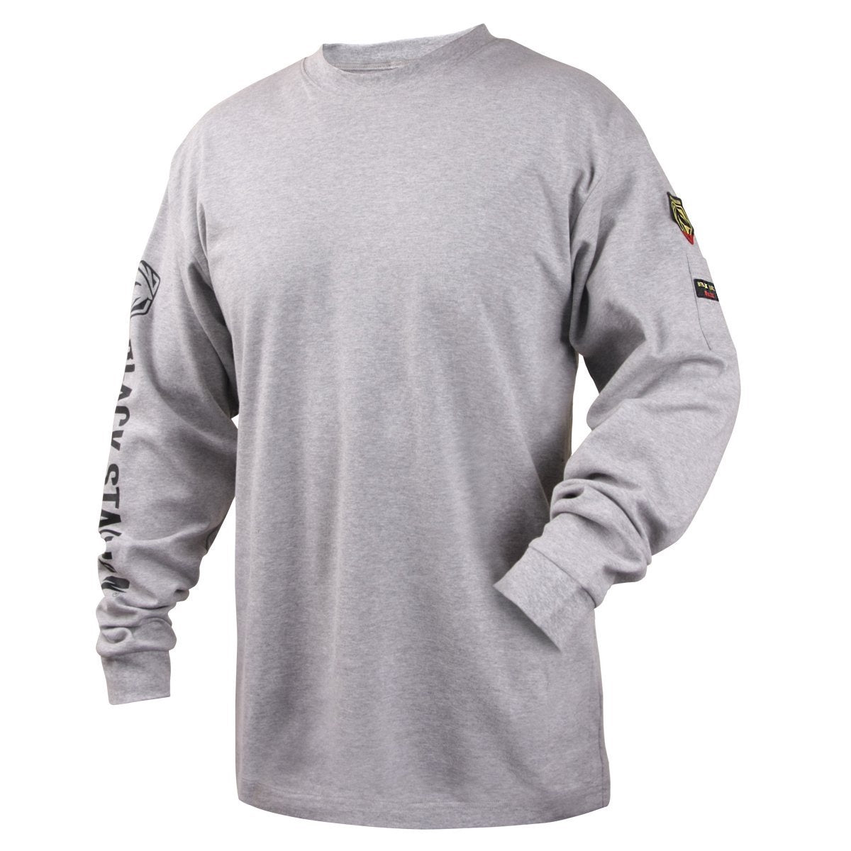 Black Stallion FR Cotton Knit Long-Sleeve T-Shirt