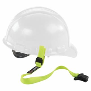 Elastic Hard Hat Lanyards w/ Clamps, 14.5 in, Quick Connect Clamp