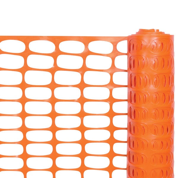Cortina 4' x 100' Orange Lightweight Safety Fencing 03-902 - Oval Pattern