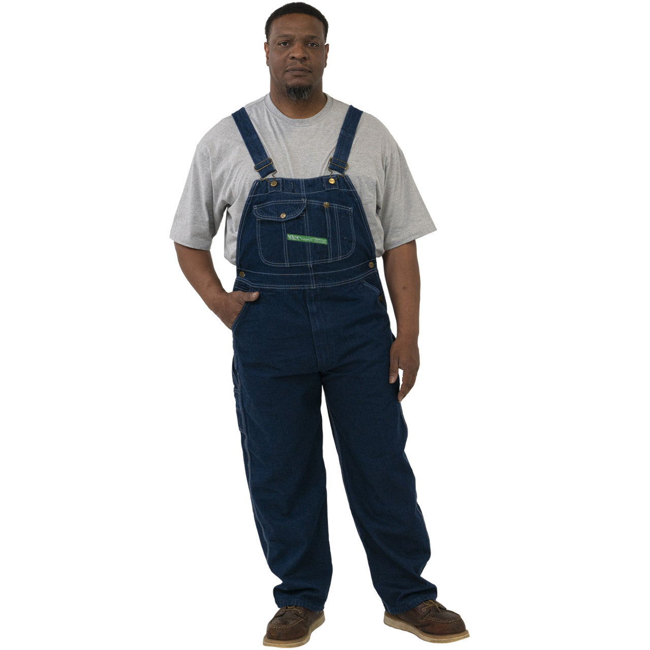 Key Denim Bib Overall #273.43