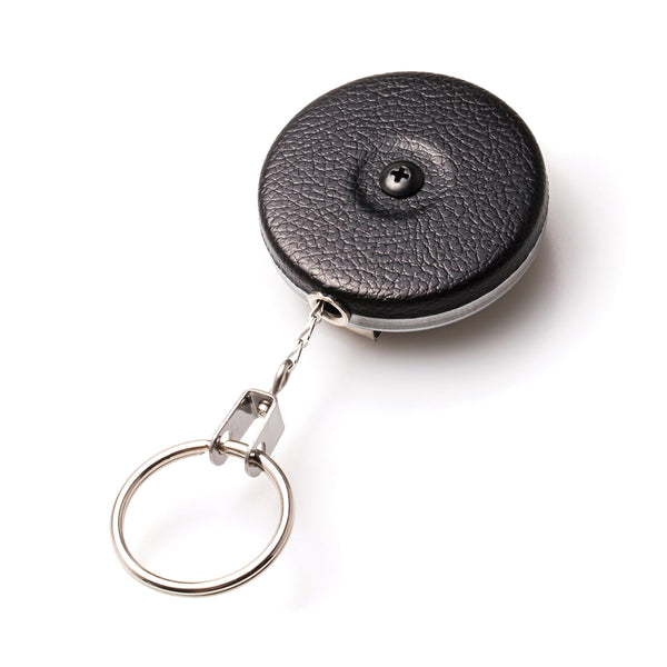 Key-Bak Key-bak Original Series Retractable Keychain In Vinyl Black - HardHatGear