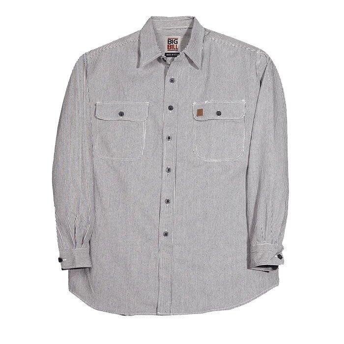 Big Bill Hickory Stripe Long-Sleeve Shirt