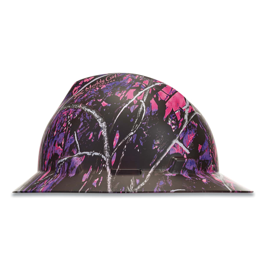 MSA V-Gard® Hydro Dip Full Brim Hard Hat- Muddy Girl