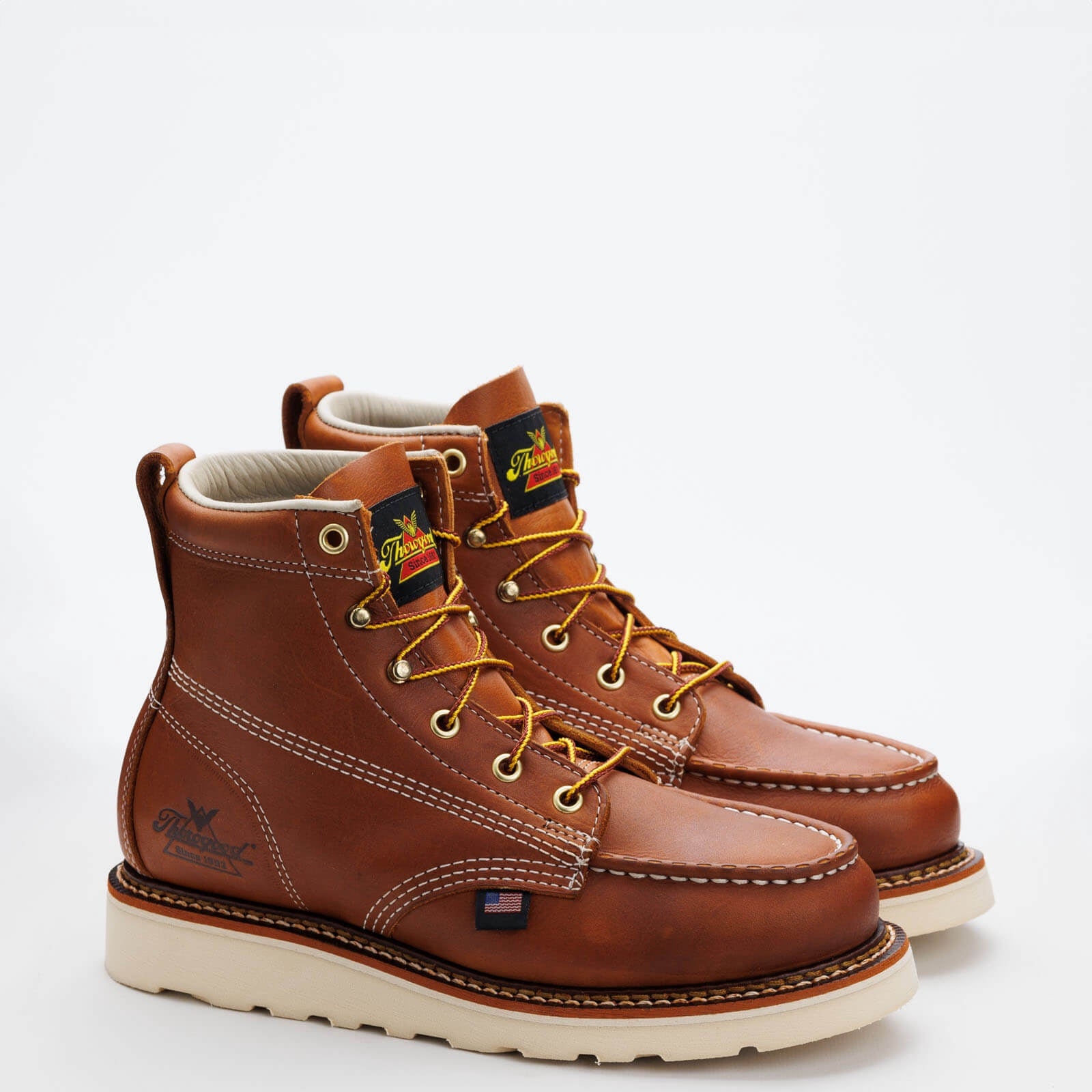 american heritage 6 tobacco moc toe Steel Boots Thorogood Men's American Heritage 6" Moc Toe D American Heritage 6 Tobacco