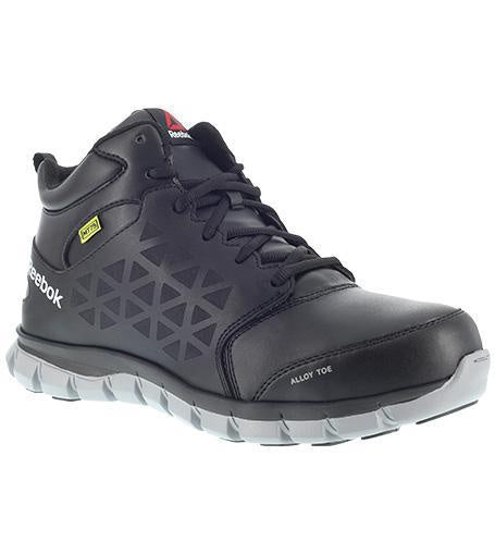 Reebok Sublite Mens Athletic Mid-Cut with CushGuard™ Internal Met Guard - Black #RB4143