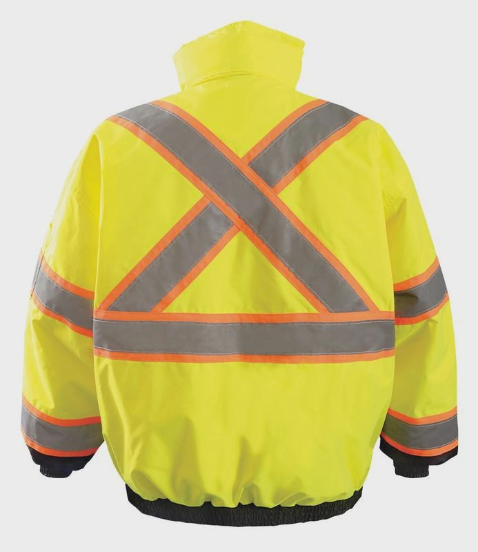 Occunomix Black Bottom 2-in-1 X Back Bomber Jacket