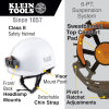 Klein Safety Helmet, Non-Vented-Class E, White