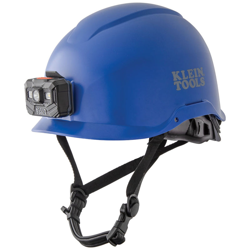 Klein Safety Helmet, Non-Vented-Class E, Blue