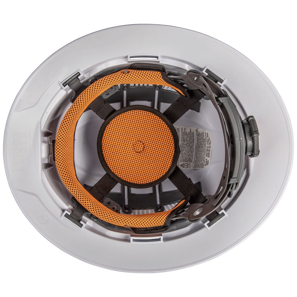 Hard Hat, Vented, Full Brim Style, White 60401