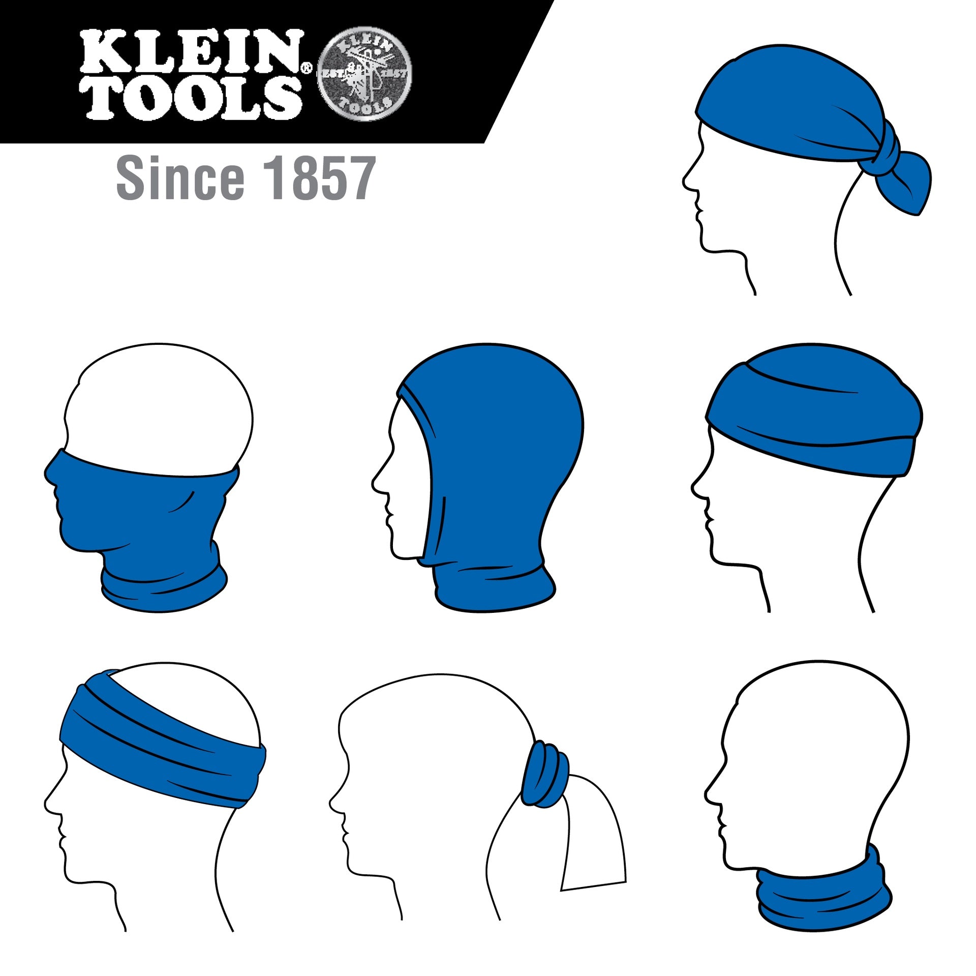 Klein Tools Neck and Face Cooling Band #60439