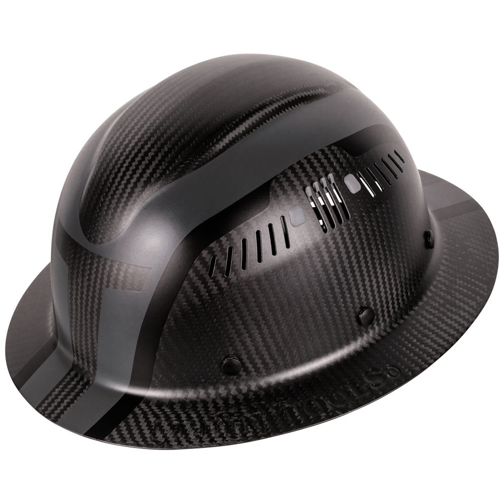 Klein Carbon Fiber Full Brim Hard Hat, Spartan Vented #60513