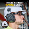 Klein Hard Hat Earmuffs for Cap Style and Safety Helmets