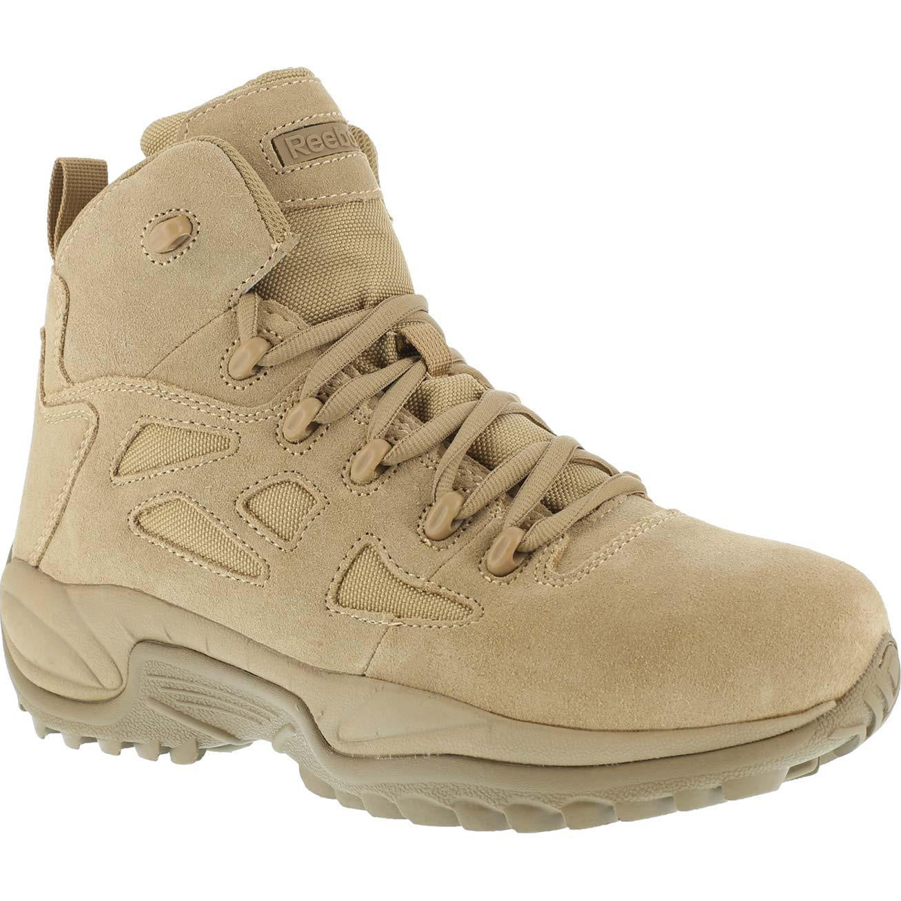 Reebok Rapid Response 6" Soft Toe Side Zip Boot #RB8695