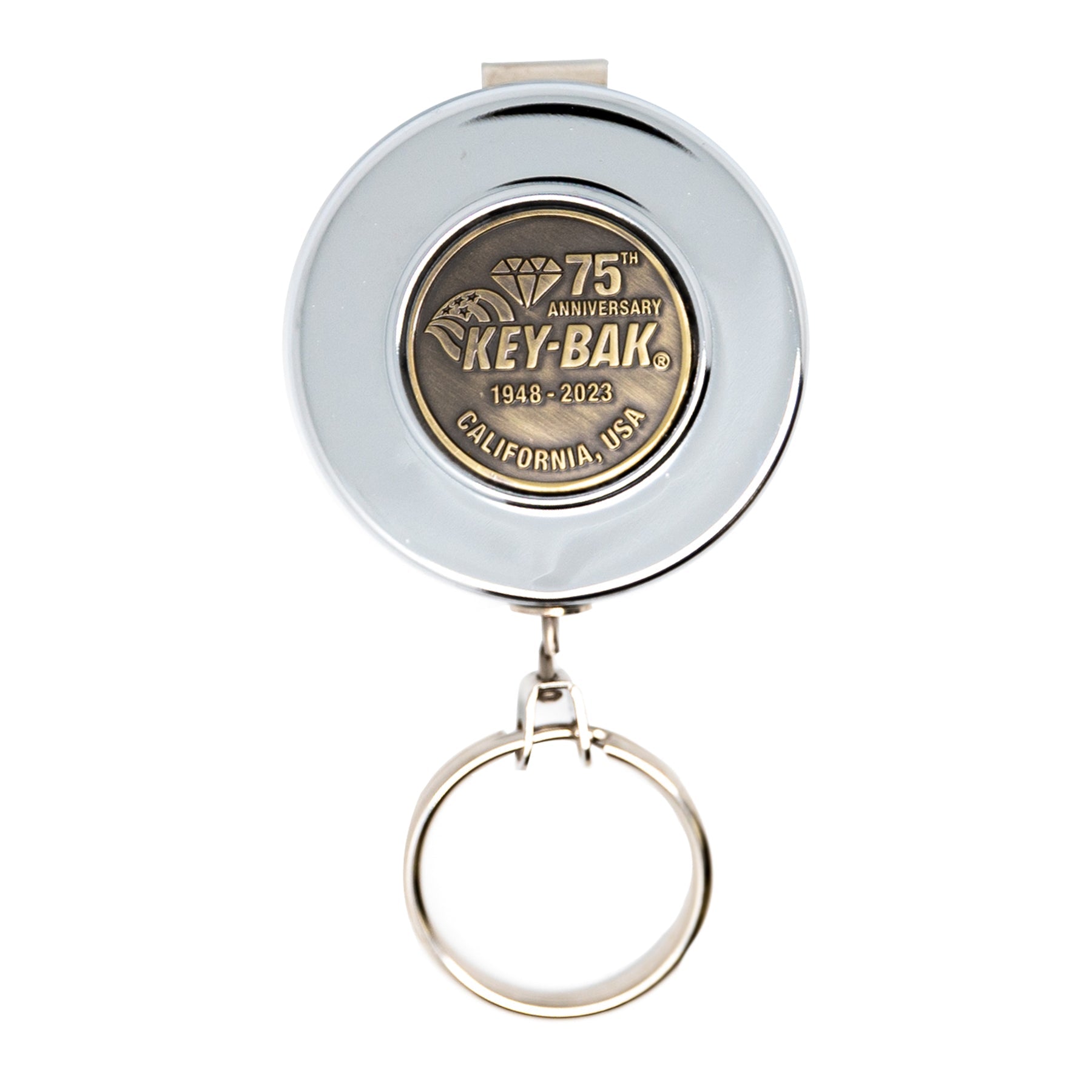 SUPER48 Plus Ambidextrous Heavy Duty Retractable Keychain with Duty Belt  Clip – KEY-BAK