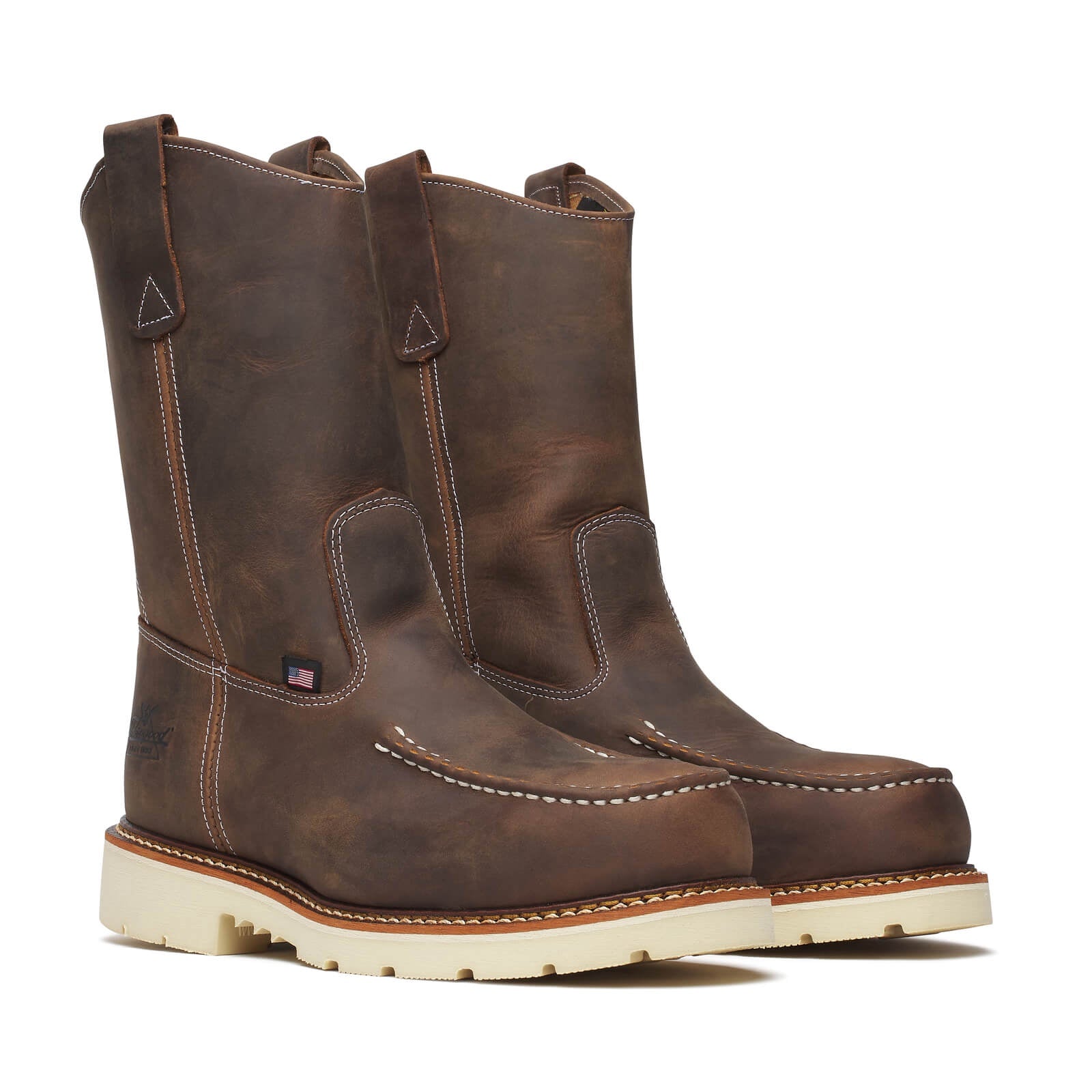 Thorogood 11" Wellington Work Boot Steel Toe Moc Toe 804-3311