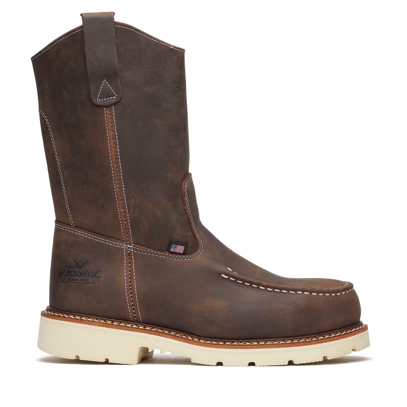 Thorogood 11" Wellington Work Boot Steel Toe Moc Toe 804-3311