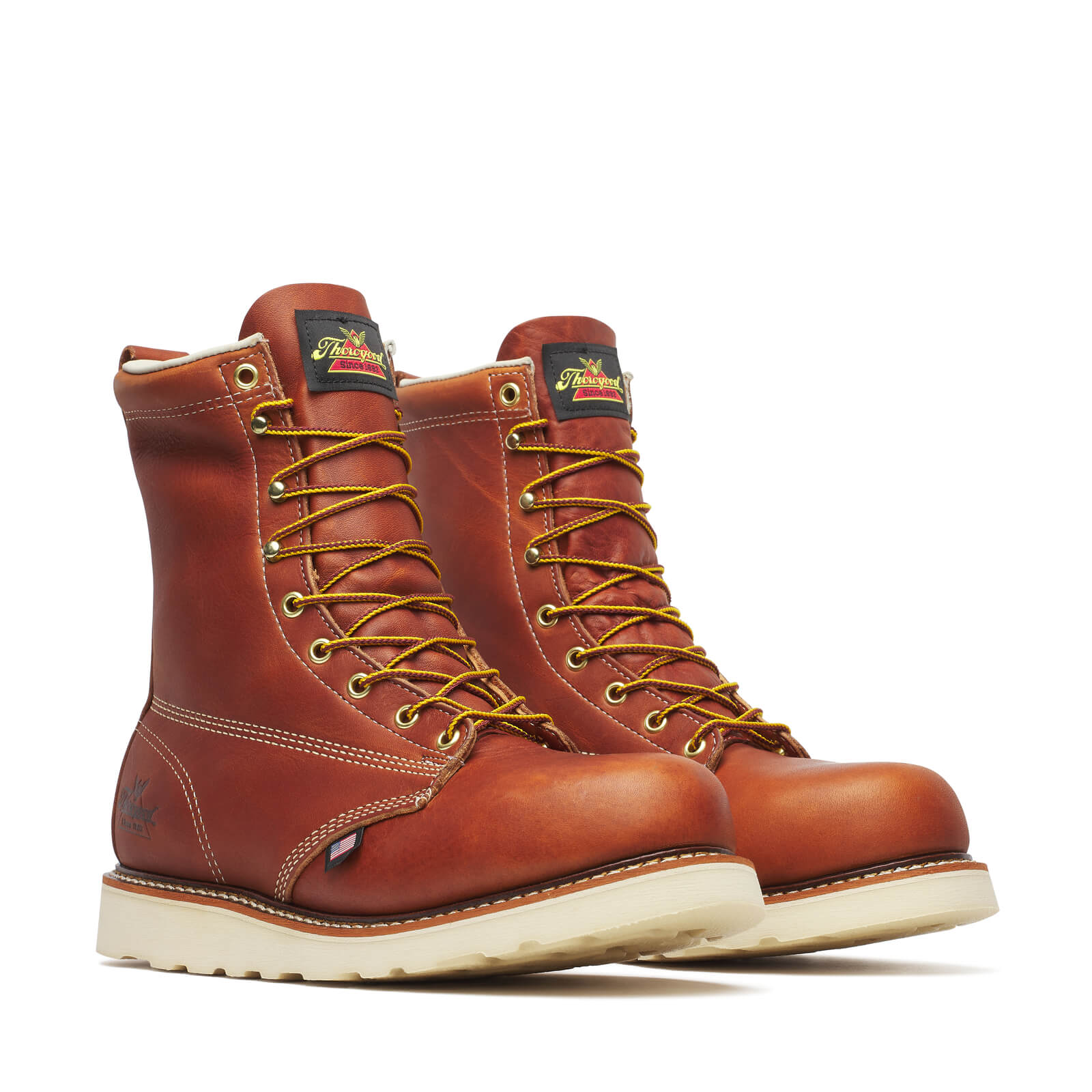 Thorogood 8" Plain Safety Steel Toe Work Boot #804-4364