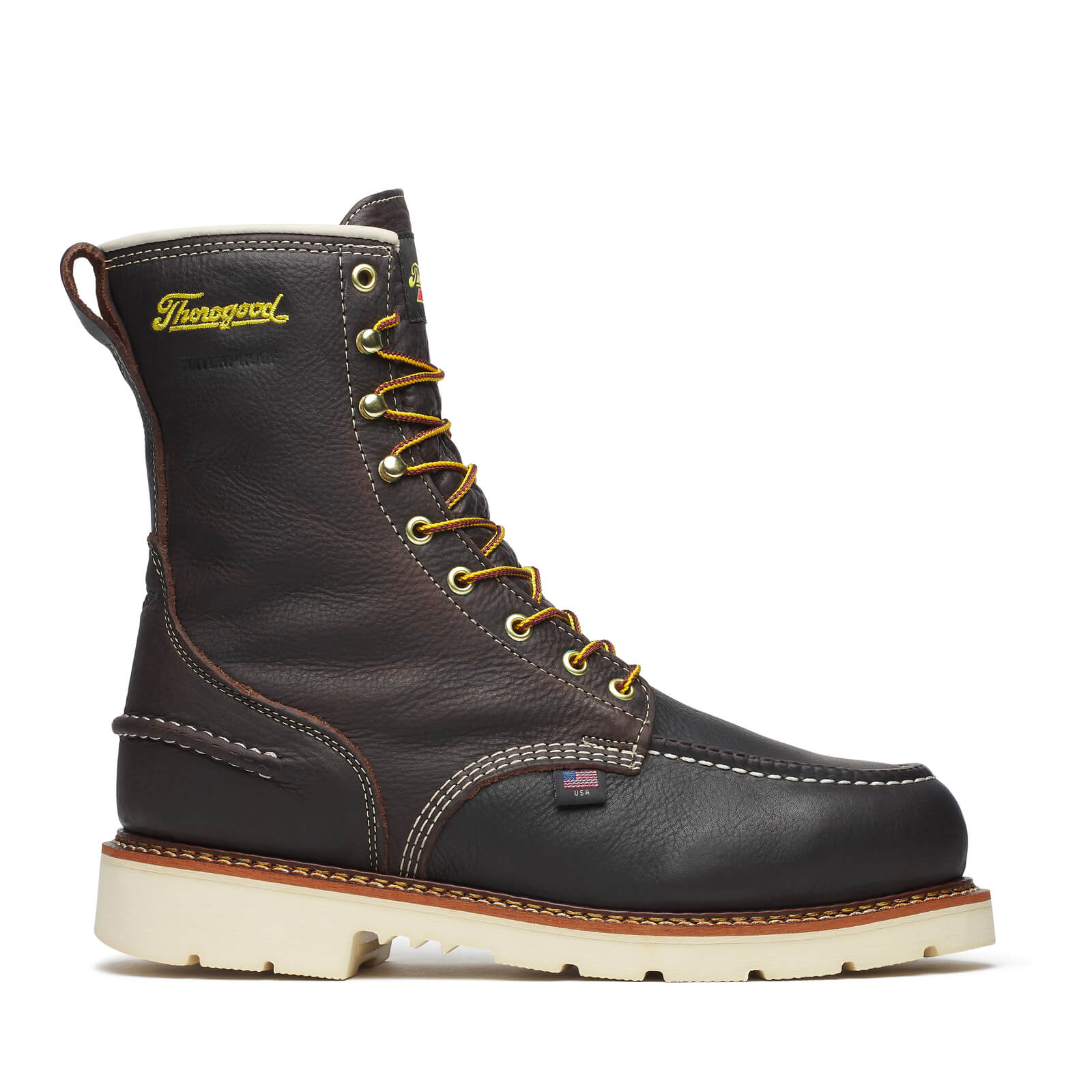 Thorogood USA 1957 Series– 8" Waterproof Briar Pitstop Steel Toe #804-4941