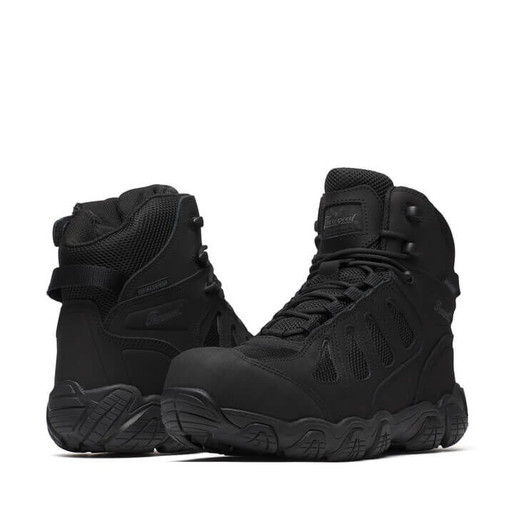 Thorogood Crosstrex Series-Safety Toe, Side Zip, Waterproof 6″ Hiker 804-6290