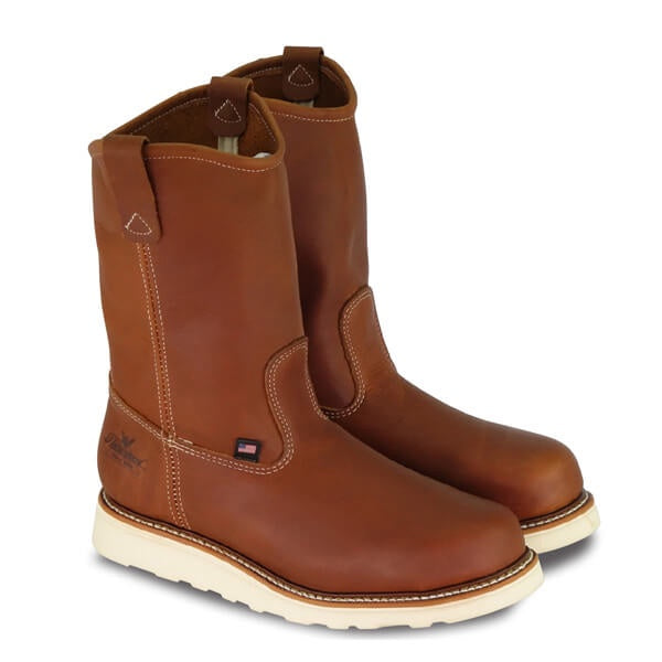 thorogood tobacco 8" Safety Toe - Plain Toe Wedge These lace Thorogood Wterproof 8 Tobacco