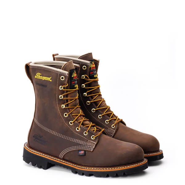 Thorogood USA American Heritage-8" Waterproof, Insulated Soft Toe #814-4520