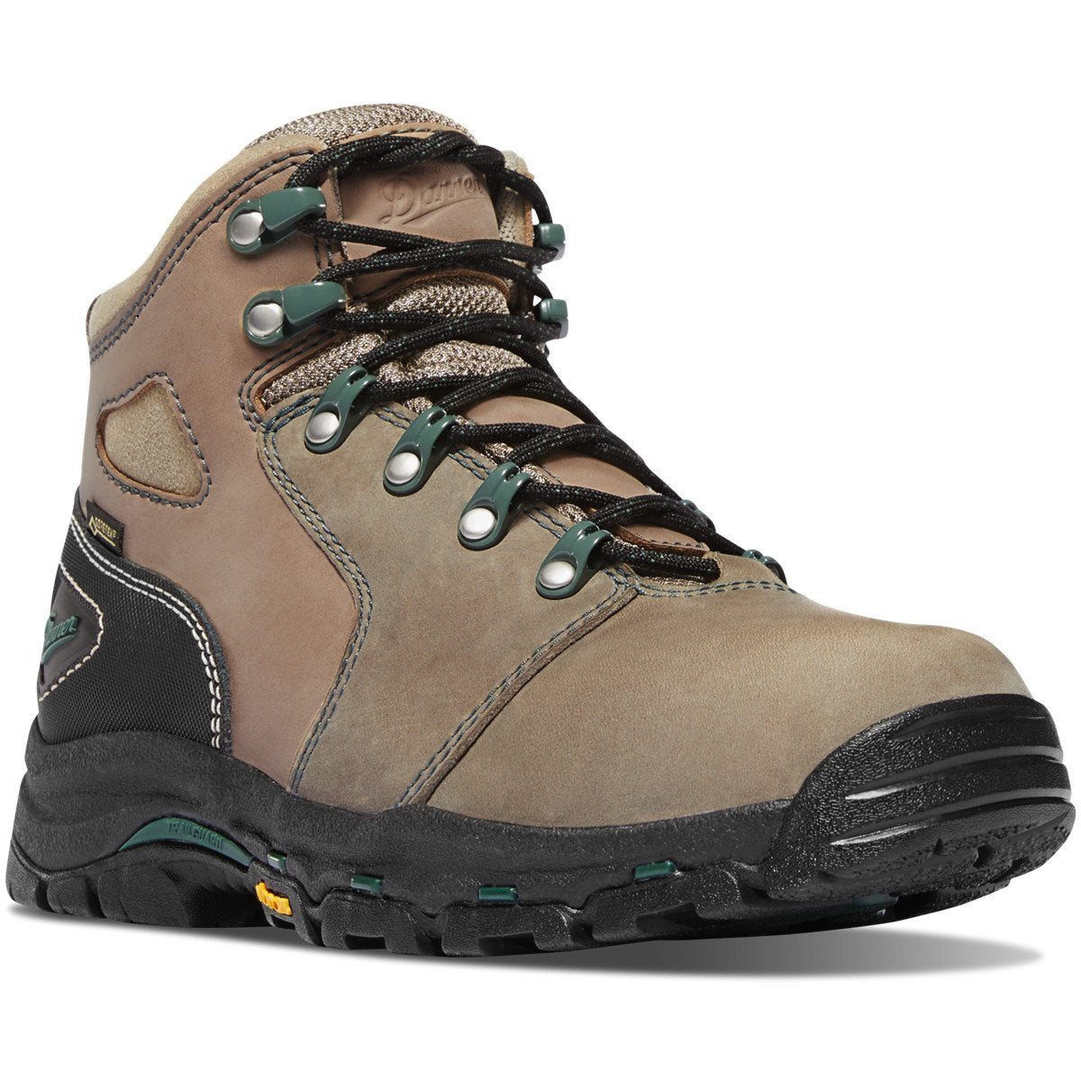 Danner Womens Vicious 4" Brown/Green Composite Toe #13853