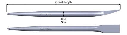 Ajax Rescue Tools 9118-PL 5/8 x 18 Pry Bar (Plated) #9118