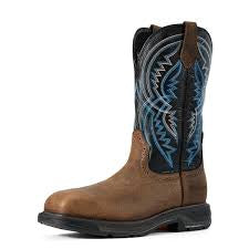 Ariat WorkHog XT Coil Wide Square Toe Carbon Toe Work Boot-#10029514