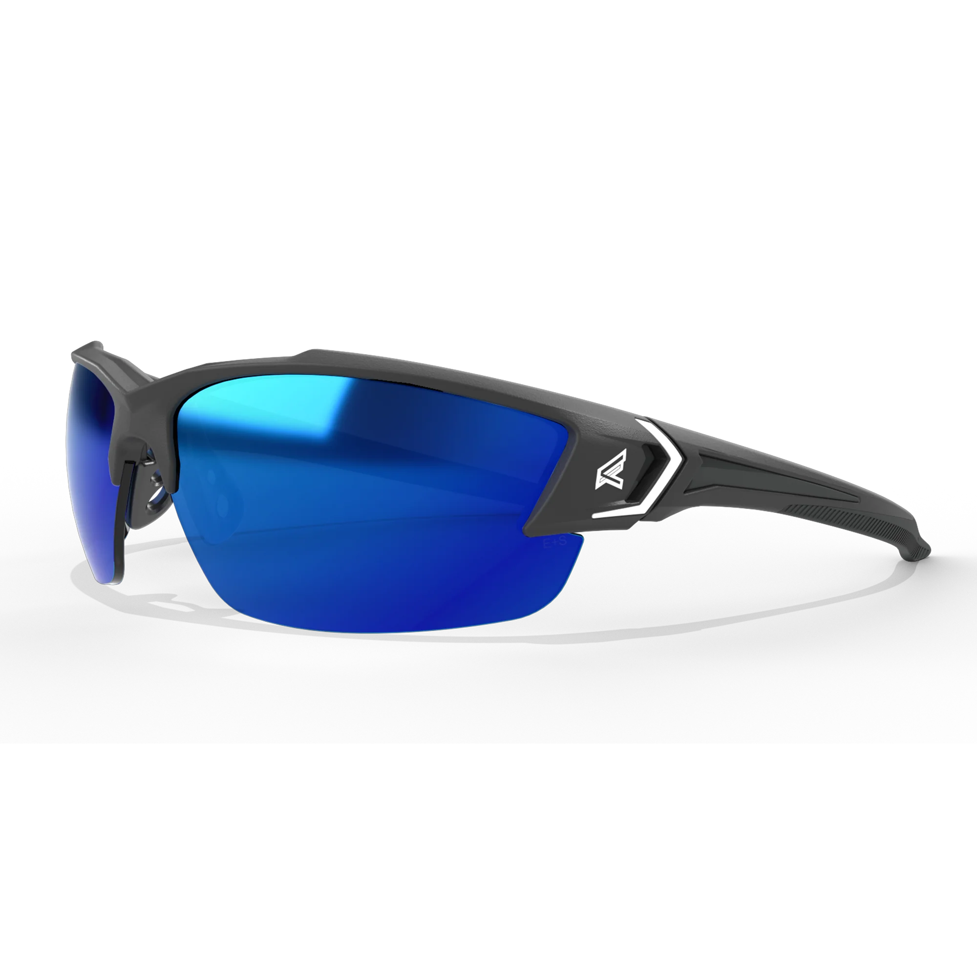 Edge Eyewear Khor G2 Polarized Blue Mirror/Black Frame #TSDKAP218-G2