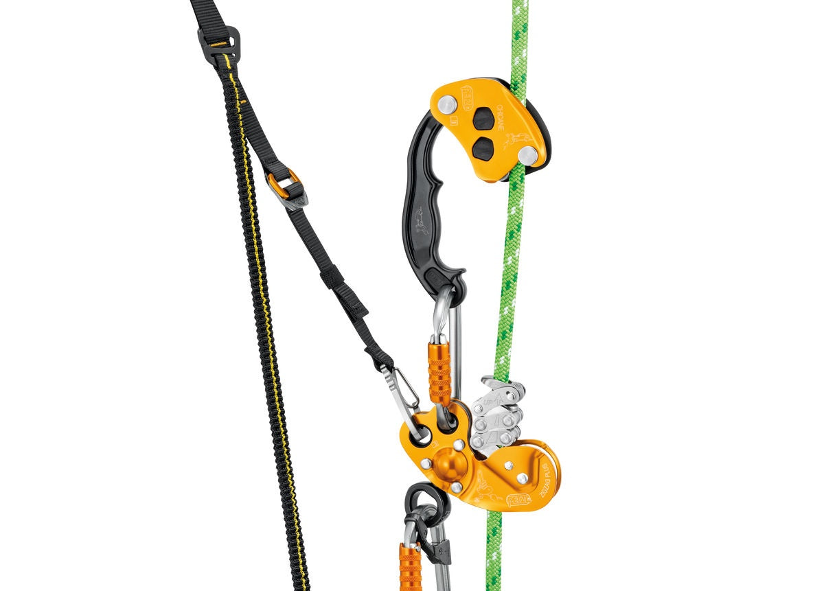 PETZL CHICANE Auxiliary brake for mechanical Prusik on single ropes, for tree care