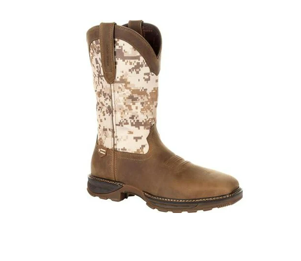 Durango Men's 12" Dusty Brown/Digital Camo Waterproof Steel Toe Durango Maverick XP #DDB0207