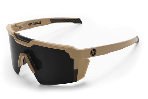 Heat Wave Future Tech Sunglasses : Desert Tan Frame Z87+ - HardHatGear