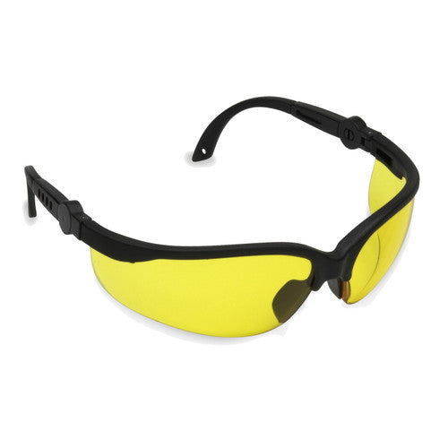 Cordova Akita Safety Glasses Yellow Lens/Black Frame #EFB30S