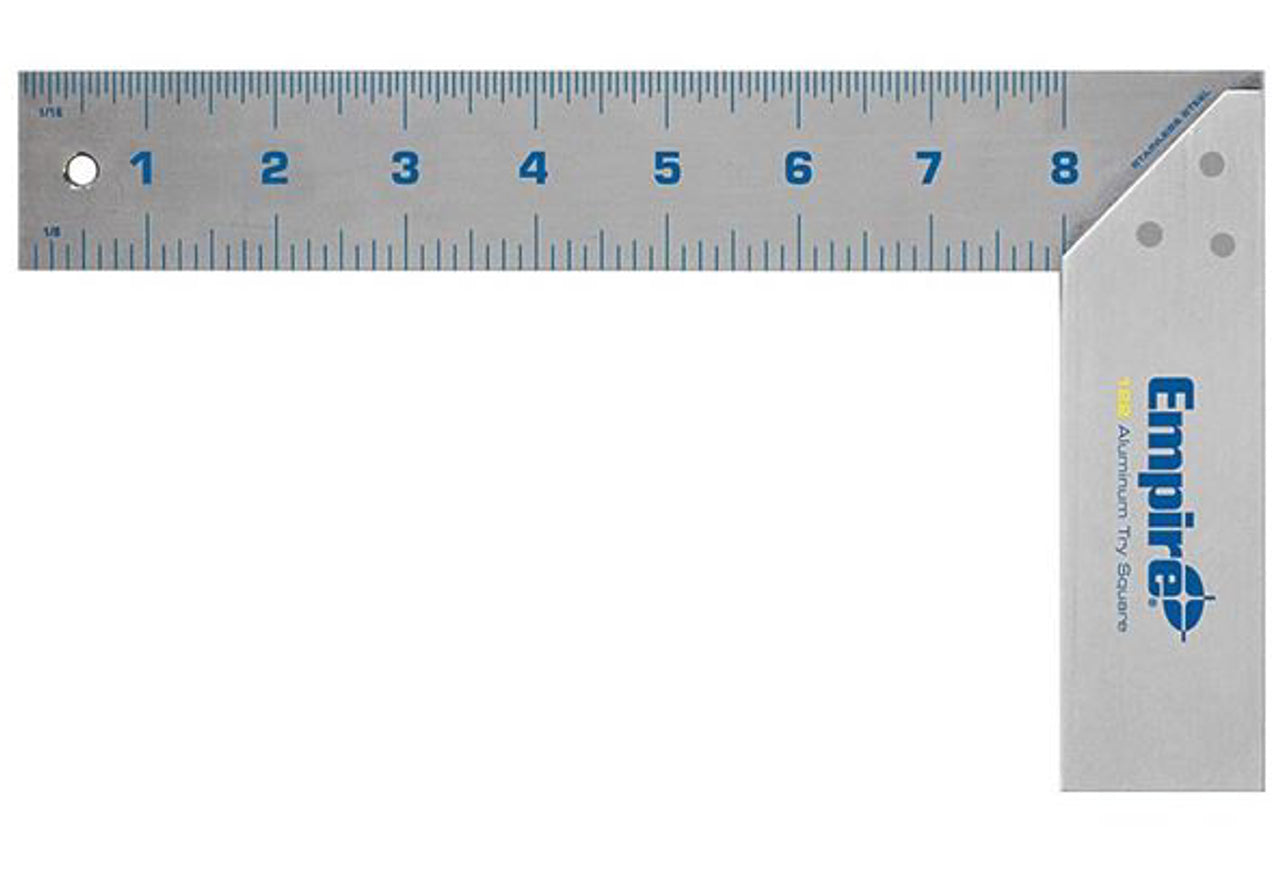 EMPIRE LEVEL 8" HD ALUMINUM TRI-SQUARE #122