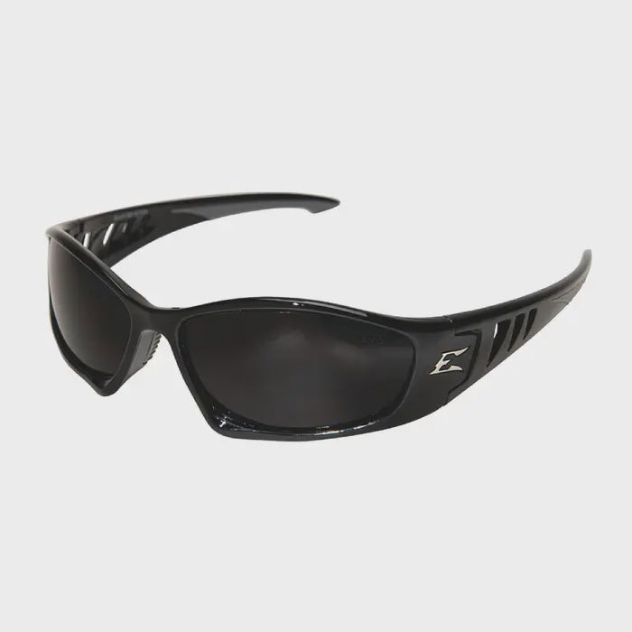 Edge Eyewear Caraz Matte Black Frame w/ Smoke Lens Safety Glasses HZ136