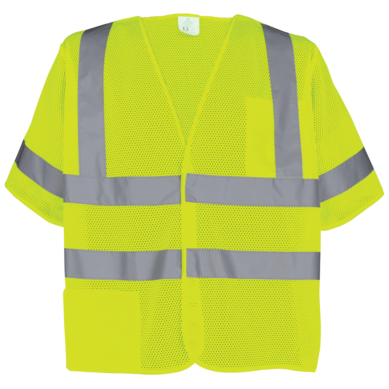 FrogWear® HV Lightweight Mesh Polyester Breakaway Safety Vest - GLO-011BA