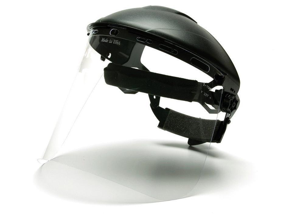 Pyramex Molded Clear Face Shield Kit #HGBR-S1210