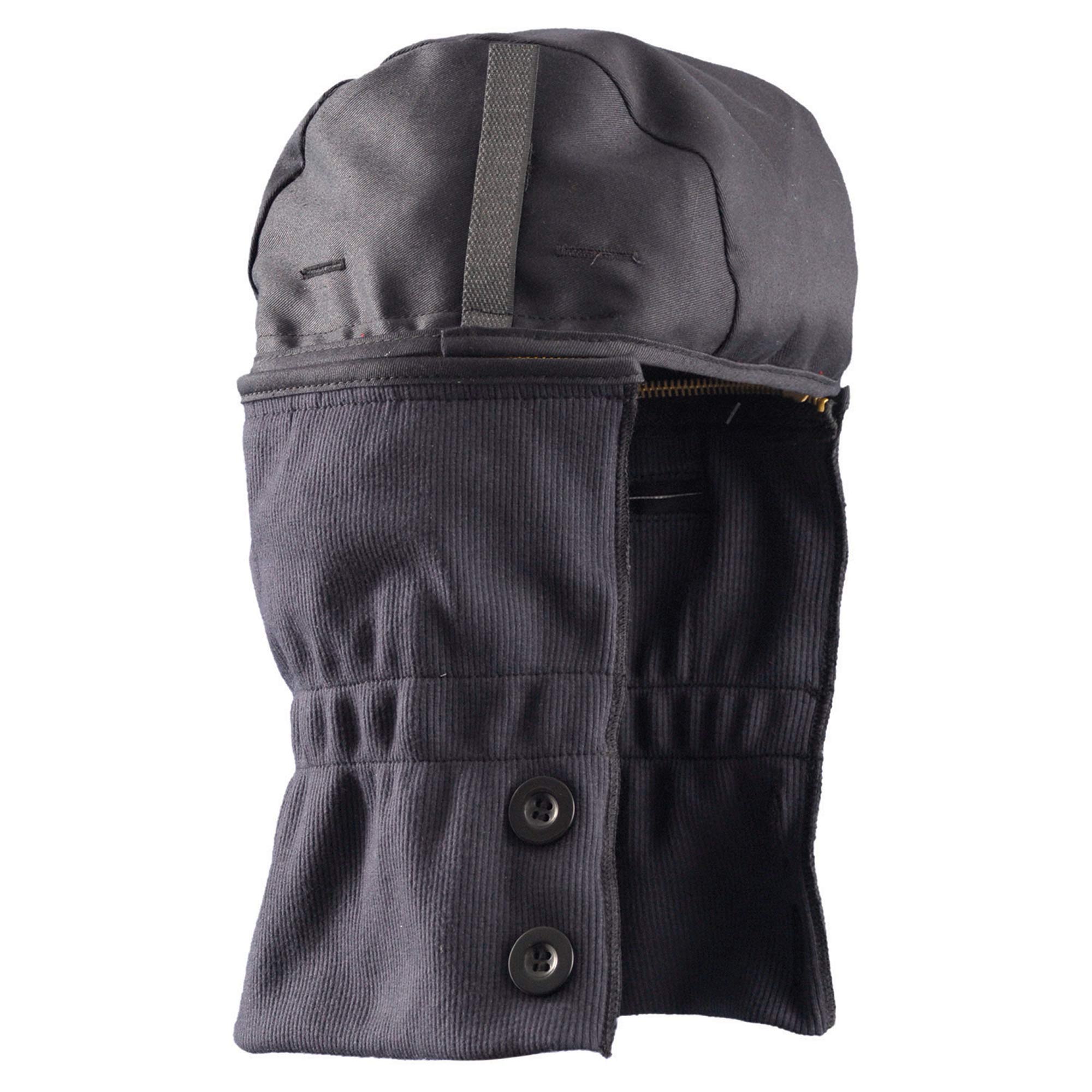 Occunomix Premium Flame Resistant Shoulder-Length Two-Way-Navy #LZ620FR