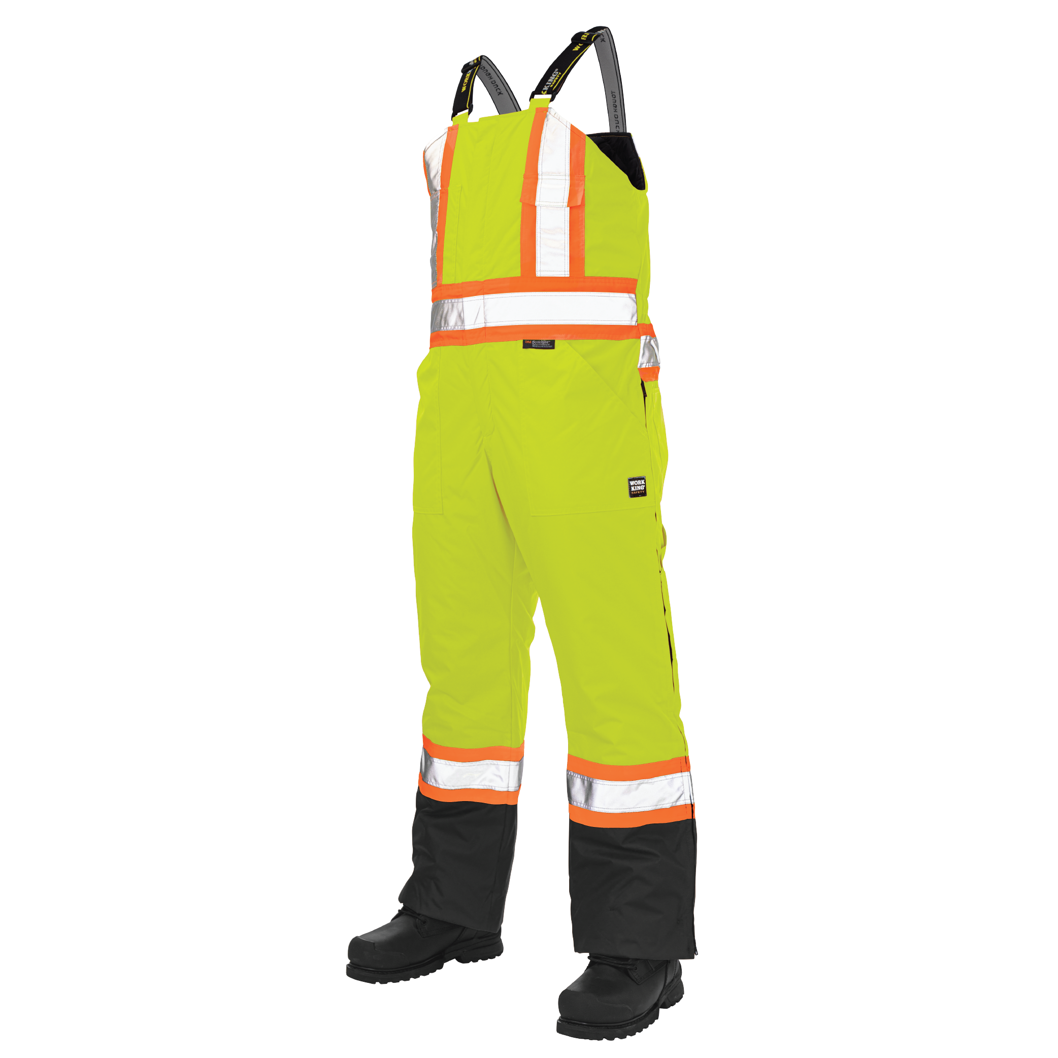 Tough Duck Poly Oxford Insulated Safety Bib Overall