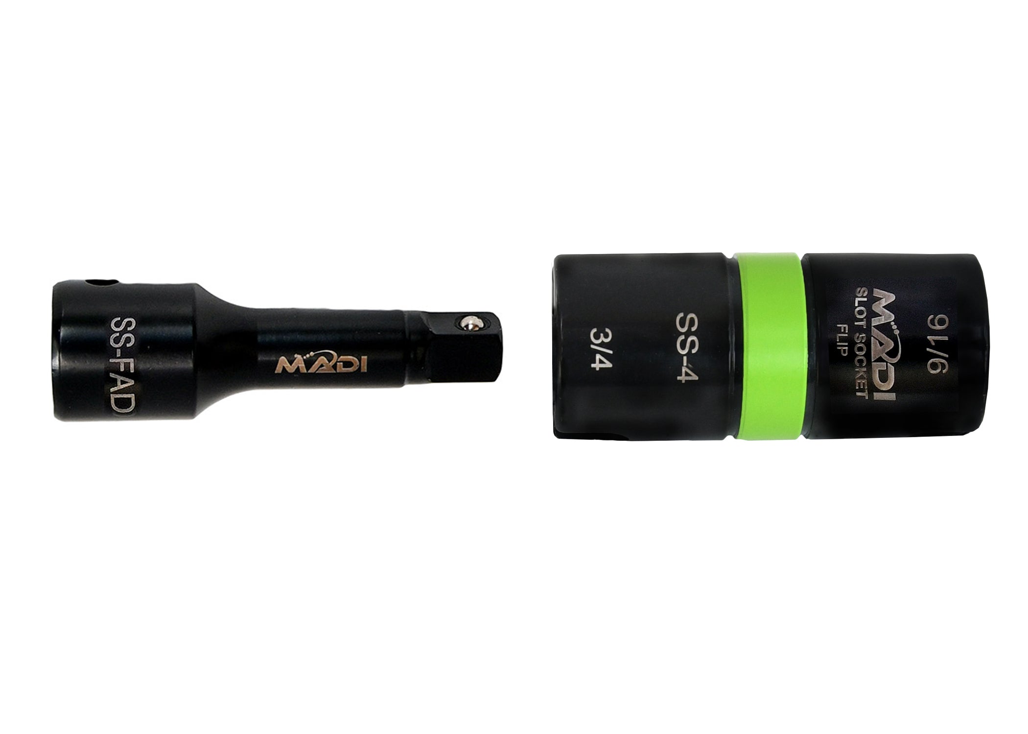 Madi 3 in 1 Slotted Impact Socket - 9/16" and 3/4" SS-4