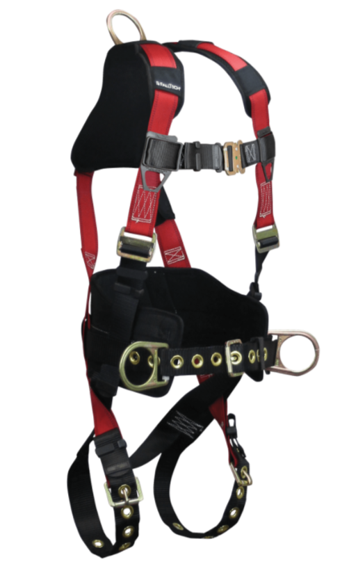 Falltech Tradesman® Plus 3D-Ring Construction Belted Full Body Harness #7078C