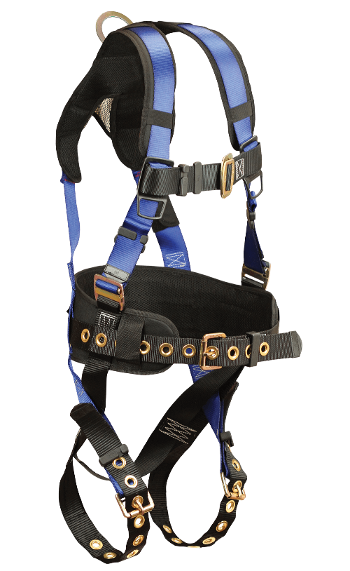 Falltech Contractor+ 1D-Ring Construction Belted Full Body Harness #7074B