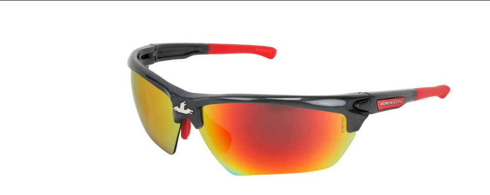 MCR Dominator™ DM3 Series Safety Glasses with Polarized Fire Mirror Lenses
