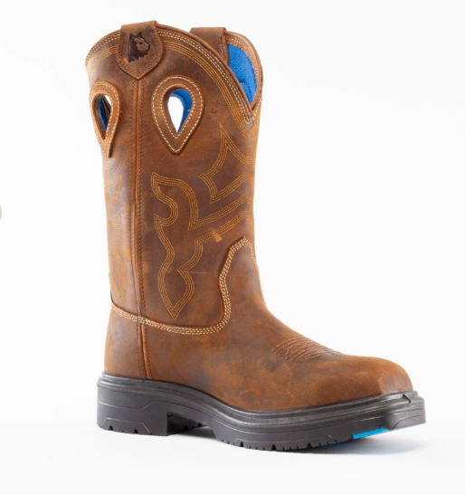 Steel Blue Men's Blue Heeler Steel Toe Pull On Work Boot #813945