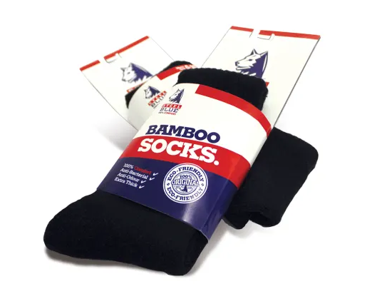 STEEL BLUE Bamboo Socks