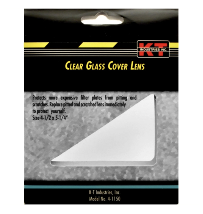 KT Industries Clear Glass Cover Lens 4 1/2 X 5 1/4 #4-1150