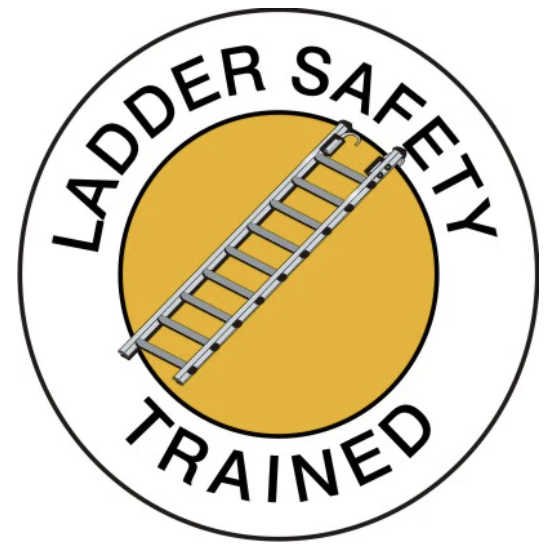Ladder Safety Trained Hard Hat Marker HM-136